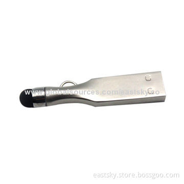 Custom Stylus Touch Pen Flash Drive, 64MB to 32GB Memory Capacity OEM Orders Accepted, USB 2.0New
